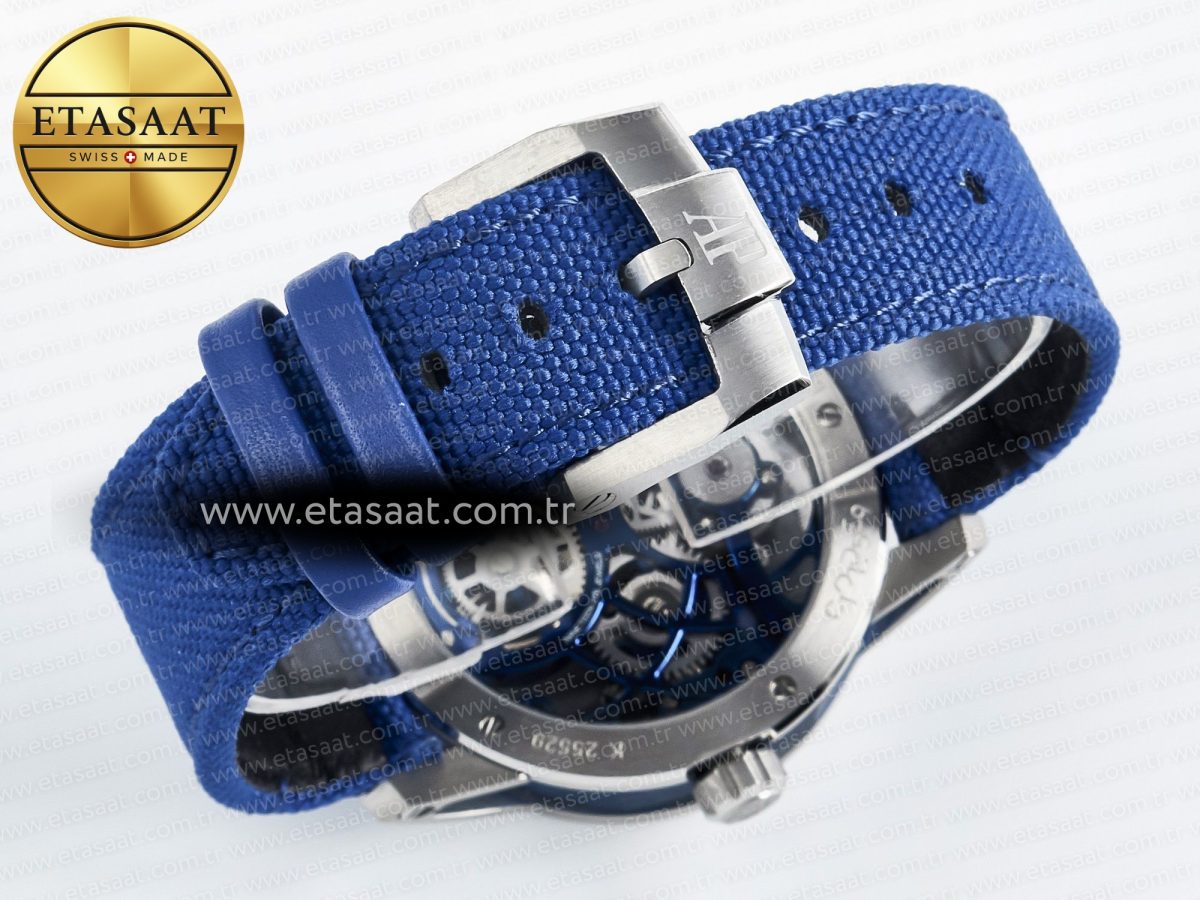 CODE 11.59 Tourbillon 26600 SS APPF Best Edition Blue Dial on Blue Nylon Strap A2948 - Görsel 16