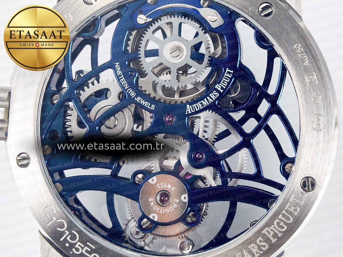 CODE 11.59 Tourbillon 26600 SS APPF Best Edition Blue Dial on Blue Nylon Strap A2948 - Görsel 17