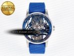 CODE 11.59 Tourbillon 26600 SS APPF Best Edition Blue Dial on Blue Nylon Strap A2948 - Görsel 3