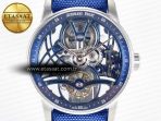 CODE 11.59 Tourbillon 26600 SS APPF Best Edition Blue Dial on Blue Nylon Strap A2948 - Görsel 4