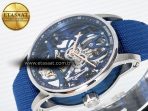 CODE 11.59 Tourbillon 26600 SS APPF Best Edition Blue Dial on Blue Nylon Strap A2948 - Görsel 6