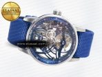 CODE 11.59 Tourbillon 26600 SS APPF Best Edition Blue Dial on Blue Nylon Strap A2948 - Görsel 9