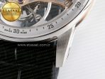 CODE 11.59 Tourbillon 26600 SS APPF Best Edition White Dial on Black Leather Strap A2948 - Görsel 13