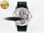 CODE 11.59 Tourbillon 26600 SS APPF Best Edition White Dial on Black Leather Strap A2948 - Görsel 3