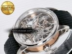 CODE 11.59 Tourbillon 26600 SS APPF Best Edition White Dial on Black Leather Strap A2948 - Görsel 6