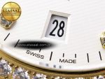 CONSTELLATION 39MM SS/YG DIAMONDS BEZEL ASWF 1:1 BEST EDITION WHITE DIAMONDS DIAL ON SS/YG BRACELET A8800 - Görsel 13