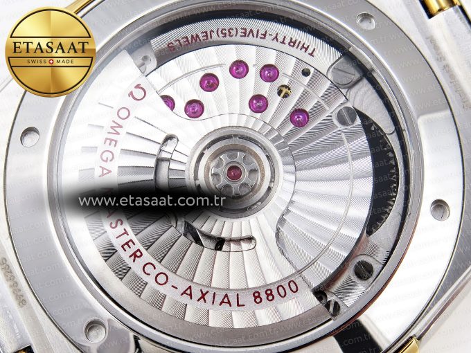 CONSTELLATION 39MM SS/YG DIAMONDS BEZEL ASWF 1:1 BEST EDITION WHITE DIAMONDS DIAL ON SS/YG BRACELET A8800 - Görsel 15