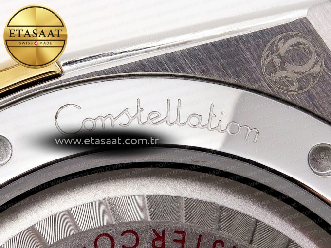 CONSTELLATION 39MM SS/YG DIAMONDS BEZEL ASWF 1:1 BEST EDITION WHITE DIAMONDS DIAL ON SS/YG BRACELET A8800 - Görsel 20