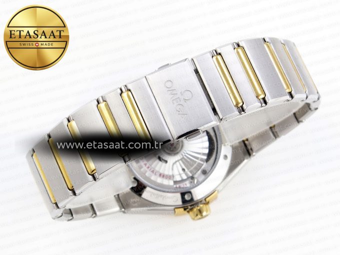 CONSTELLATION 39MM SS/YG DIAMONDS BEZEL ASWF 1:1 BEST EDITION WHITE DIAMONDS DIAL ON SS/YG BRACELET A8800 - Görsel 21