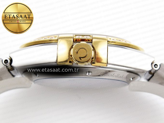 CONSTELLATION 39MM SS/YG DIAMONDS BEZEL ASWF 1:1 BEST EDITION WHITE DIAMONDS DIAL ON SS/YG BRACELET A8800 - Görsel 9