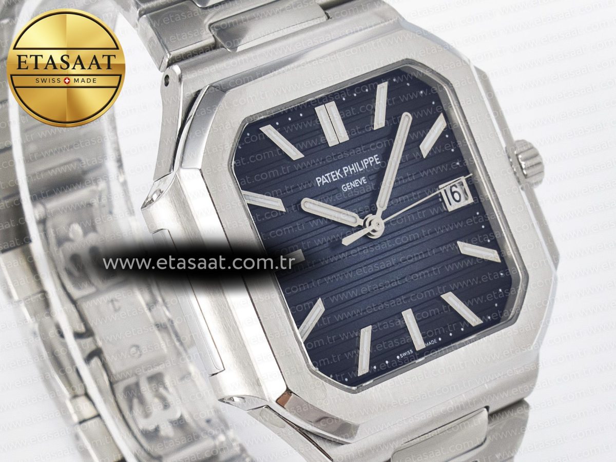 Patek Philippe Cubitus 5821 Blue Dial on SS A330 - Görsel 5
