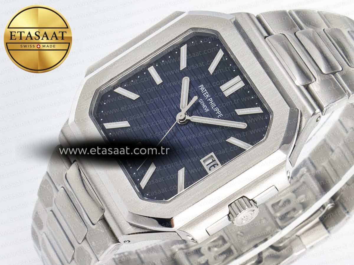 Patek Philippe Cubitus 5821 Blue Dial on SS A330 - Görsel 6