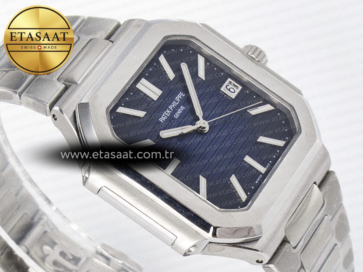Patek Philippe Cubitus 5821 Blue Dial on SS A330 - Görsel 7