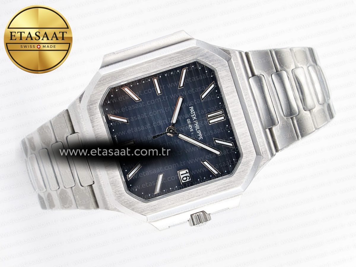 Patek Philippe Cubitus 5821 Blue Dial on SS A330 - Görsel 8