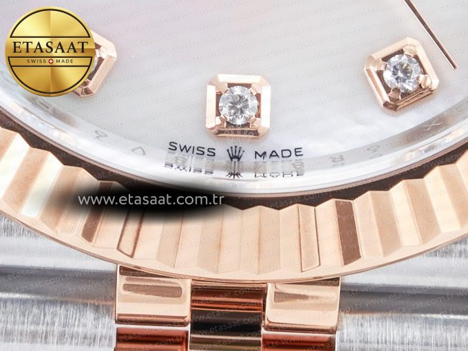Datejust 126331 41mm 904L SS/RG Clean 1:1 Best Edition MOP Diamond Dial on Jubilee Bracelet VR3235 - Görsel 13