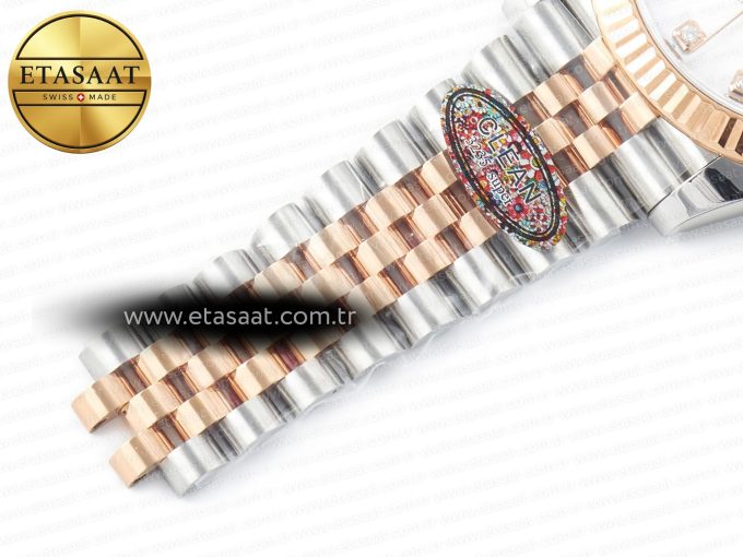 Datejust 126331 41mm 904L SS/RG Clean 1:1 Best Edition MOP Diamond Dial on Jubilee Bracelet VR3235 - Görsel 26