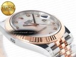 Datejust 126331 41mm 904L SS/RG Clean 1:1 Best Edition MOP Diamond Dial on Jubilee Bracelet VR3235 - Görsel 7
