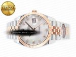 Datejust 126331 41mm 904L SS/RG Clean 1:1 Best Edition MOP Diamond Dial on Jubilee Bracelet VR3235 - Görsel 9