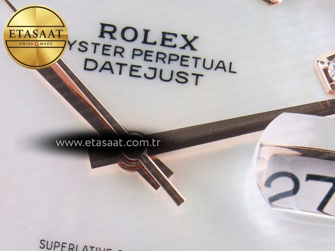 Datejust 126331 41mm 904L SS/RG Clean 1:1 Best Edition MOP Diamond Dial on Oyster Bracelet VR3235 - Görsel 10