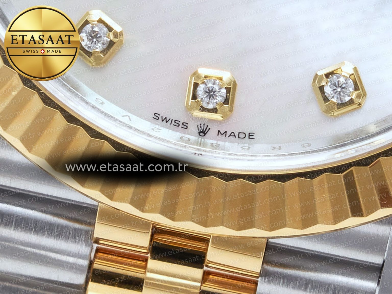 Datejust 126331 41mm 904L SS/YG Clean 1:1 Best Edition MOP Diamond Dial on Jubilee Bracelet VR3235 - Görsel 13