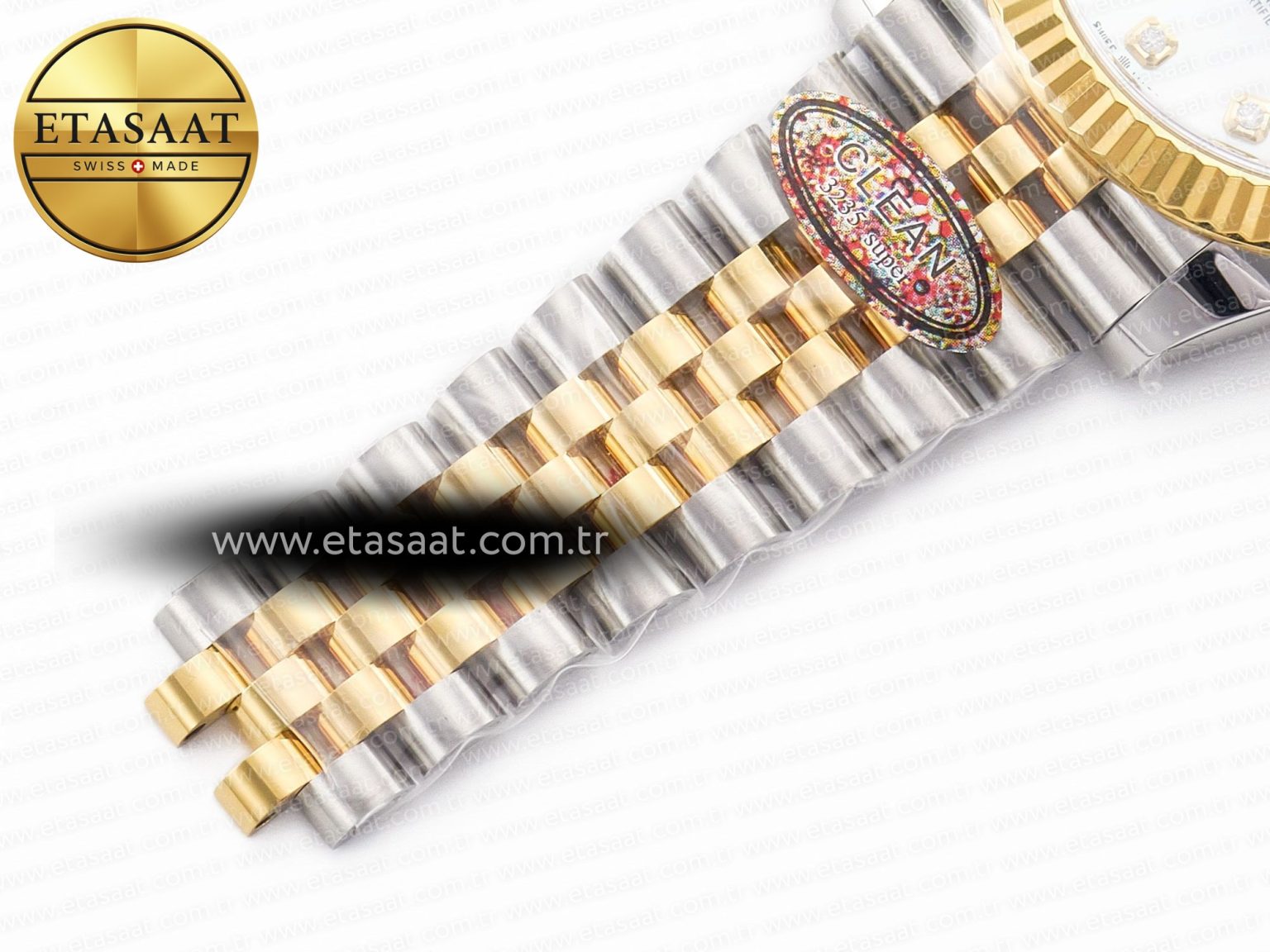 Datejust 126331 41mm 904L SS/YG Clean 1:1 Best Edition MOP Diamond Dial on Jubilee Bracelet VR3235 - Görsel 26