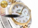 Datejust 126331 41mm 904L SS/YG Clean 1:1 Best Edition MOP Diamond Dial on Jubilee Bracelet VR3235 - Görsel 5