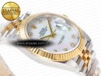 Datejust 126331 41mm 904L SS/YG Clean 1:1 Best Edition MOP Diamond Dial on Jubilee Bracelet VR3235 - Görsel 7