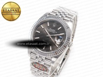 DateJust 126334 904L SS Clean Best Edition Gray Rhodium Dial on Jubilee Bracelet S3235