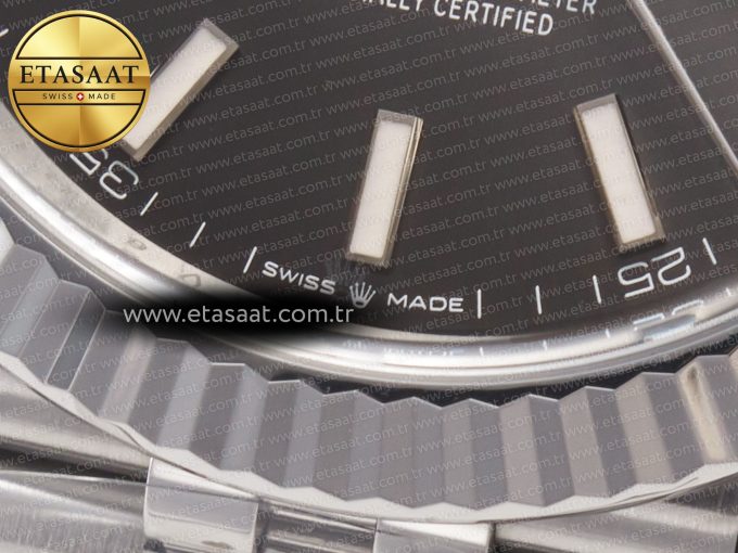DateJust 126334 904L SS Clean Best Edition Gray Rhodium Dial on Jubilee Bracelet S3235 - Görsel 12