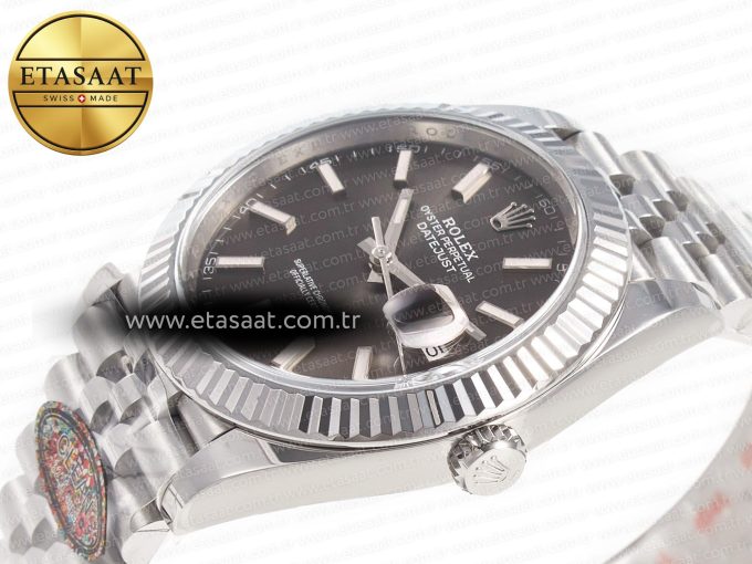 DateJust 126334 904L SS Clean Best Edition Gray Rhodium Dial on Jubilee Bracelet S3235 - Görsel 5