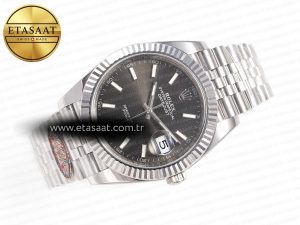 DateJust 126334 904L SS Clean Best Edition Gray Rhodium Dial on Jubilee Bracelet S3235 - Görsel 7