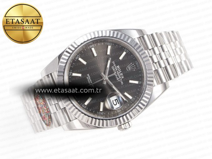 DateJust 126334 904L SS Clean Best Edition Gray Rhodium Dial on Jubilee Bracelet S3235 - Görsel 7