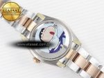 DateJust 31 278271 ARF 1:1 Best Edition 904L Steel Brown Diamonds Dial on SS/RG Oyster Bracelet ETA 2688 - Görsel 17