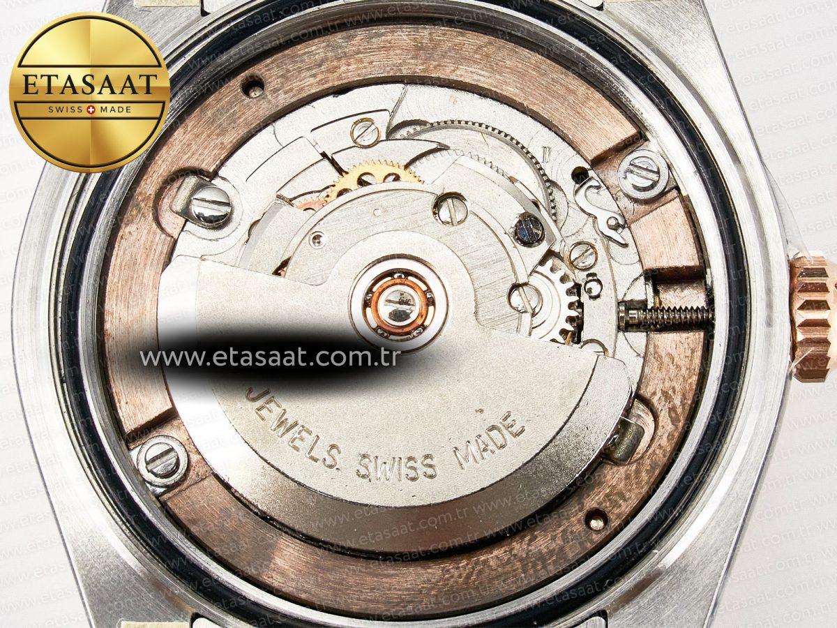 DateJust 31 278271 ARF 1:1 Best Edition 904L Steel Brown Diamonds Dial on SS/RG Oyster Bracelet ETA 2688 - Görsel 21