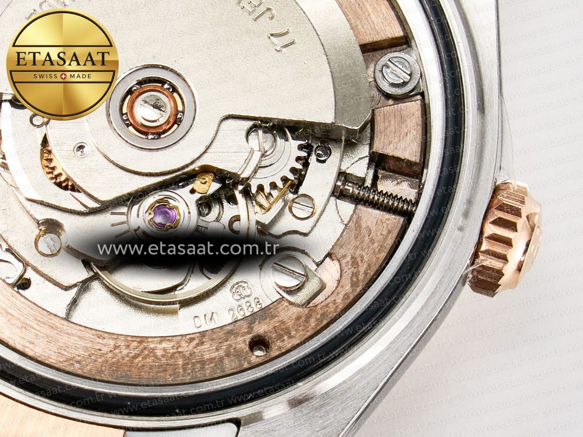 DateJust 31 278271 ARF 1:1 Best Edition 904L Steel Brown Roman Diamonds Dial on SS/RG Oyster Bracelet ETA 2688 - Görsel 22