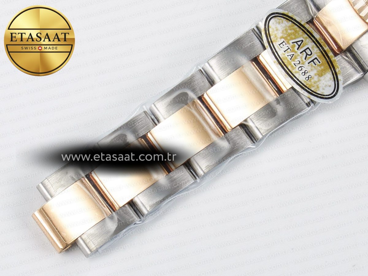 DateJust 31 278271 ARF 1:1 Best Edition 904L Steel Brown Roman Diamonds Dial on SS/RG Oyster Bracelet ETA 2688 - Görsel 24