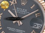 DateJust 31 278271 ARF 1:1 Best Edition 904L Steel Gray Roman Diamonds Dial on SS/RG Jubilee Bracelet ETA 2688 - Görsel 10