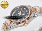 DateJust 31 278271 ARF 1:1 Best Edition 904L Steel Gray Roman Diamonds Dial on SS/RG Oyster Bracelet ETA 2688 - Görsel 6