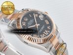 DateJust 31 278271 ARF 1:1 Best Edition 904L Steel Gray Roman Diamonds Dial on SS/RG Oyster Bracelet ETA 2688 - Görsel 7