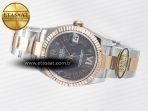 DateJust 31 278271 ARF 1:1 Best Edition 904L Steel Gray Roman Diamonds Dial on SS/RG Oyster Bracelet ETA 2688 - Görsel 9