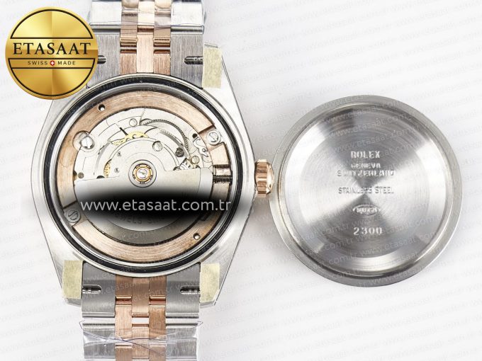 DateJust 31 278271 ARF 1:1 Best Edition 904L Steel Purple Diamonds Dial on SS/RG Jubilee Bracelet ETA 2688 - Görsel 18