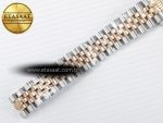 DateJust 31 278271 ARF 1:1 Best Edition 904L Steel Purple Diamonds Dial on SS/RG Jubilee Bracelet ETA 2688 - Görsel 25