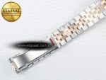 DateJust 31 278271 ARF 1:1 Best Edition 904L Steel Purple Diamonds Dial on SS/RG Jubilee Bracelet ETA 2688 - Görsel 26