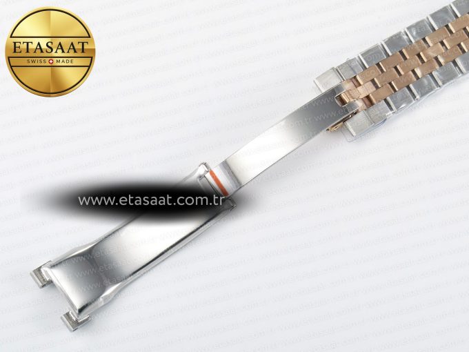 DateJust 31 278271 ARF 1:1 Best Edition 904L Steel Purple Diamonds Dial on SS/RG Jubilee Bracelet ETA 2688 - Görsel 29