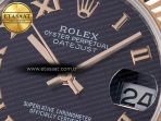 DateJust 31 278271 ARF 1:1 Best Edition 904L Steel Purple Roman Diamonds Dial on SS/RG Jubilee Bracelet ETA 2688 - Görsel 10