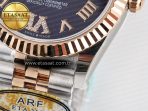 DateJust 31 278271 ARF 1:1 Best Edition 904L Steel Purple Roman Diamonds Dial on SS/RG Jubilee Bracelet ETA 2688 - Görsel 13