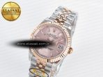 DateJust 31 278271 ARF 1:1 Best Edition 904L Steel RG Dial Stick Marker on SS/RG Jubilee Bracelet ETA 2688