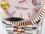 DateJust 31 278271 ARF 1:1 Best Edition 904L Steel RG Dial Stick Marker on SS/RG Jubilee Bracelet ETA 2688 - Görsel 12