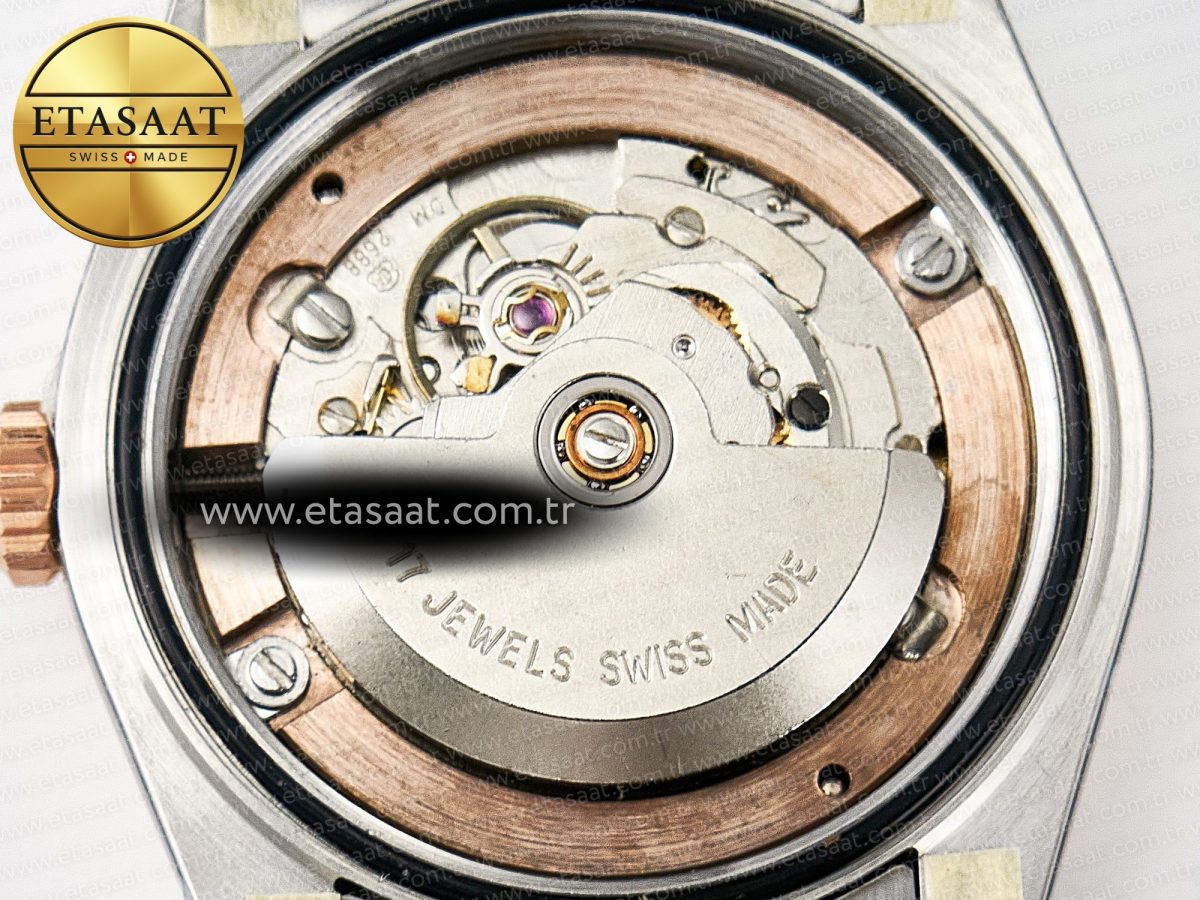 DateJust 31 278271 ARF 1:1 Best Edition 904L Steel RG Dial Stick Marker on SS/RG Jubilee Bracelet ETA 2688 - Görsel 20
