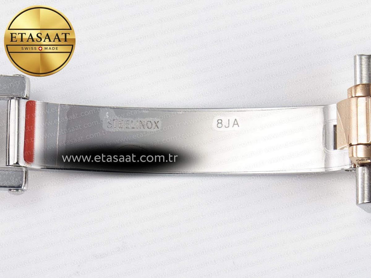 DateJust 31 278271 ARF 1:1 Best Edition 904L Steel RG Dial Stick Marker on SS/RG Jubilee Bracelet ETA 2688 - Görsel 28